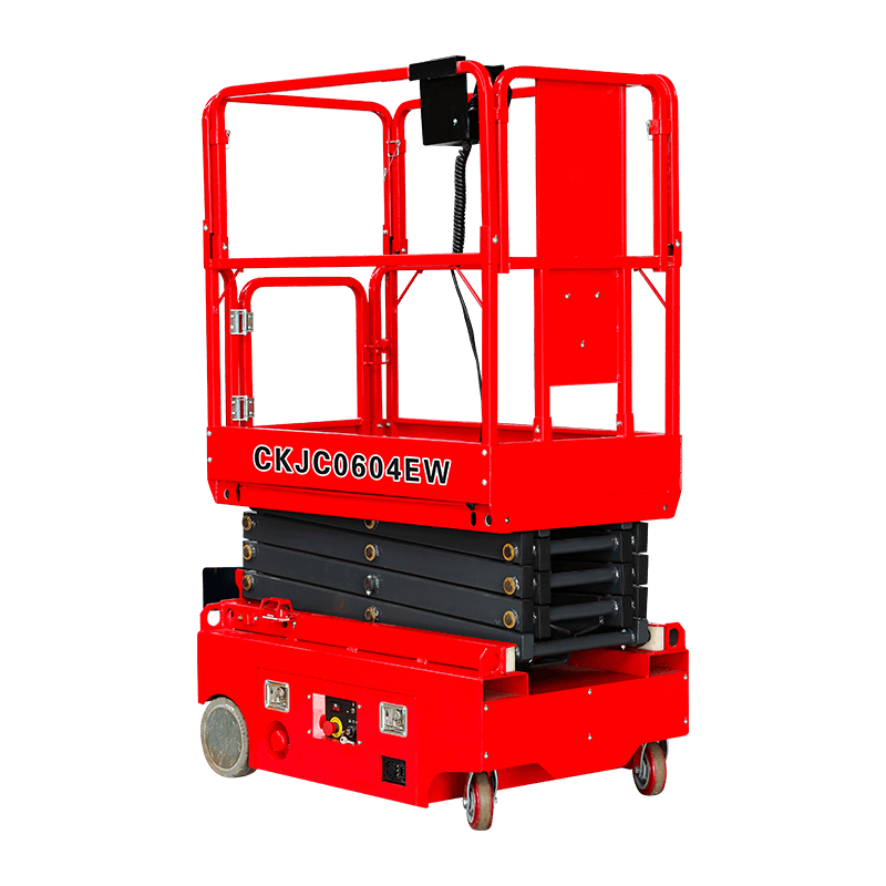 CKJC0705EW CKJC0604EW CKJC0503EW Mini elevador elétrico móvel de tesoura com roda universal